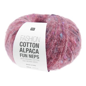 Rico Fashion Berry Cotton Alpaca Fun Neps 50g