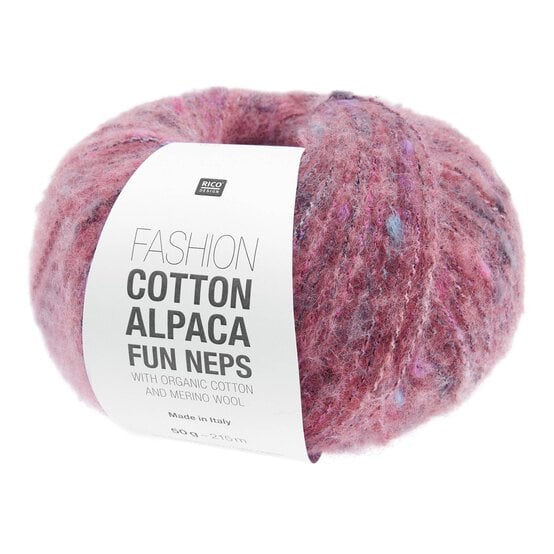 Rico Fashion Berry Cotton Alpaca Fun Neps 50g image number 1