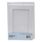 White Rectangle Aperture Cards and Envelopes A6 10 Pack image number 2