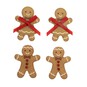 Gingerbread Card Toppers 4 Pack image number 1