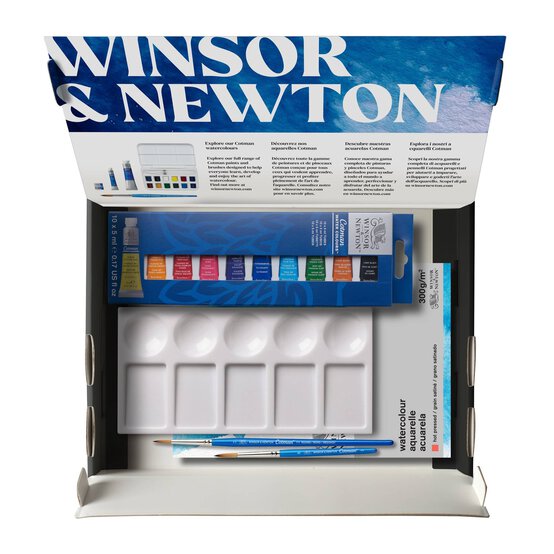 Winsor & Newton Cotman Watercolour Essentials Set 14 Pieces image number 2