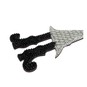Mirror Mosaic Witch Hat with Beaded Boots Decoration 12cm image number 3