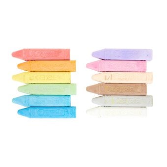 Crayola Washable Outdoor Chalks 12 Pack image number 2