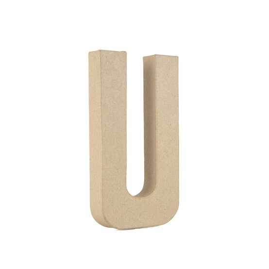 Mache Letter U 20cm