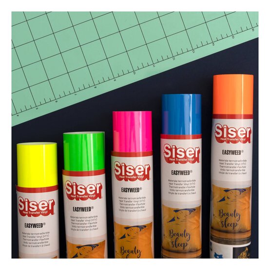Siser Fluorescent Pink Easyweed Heat Transfer Vinyl 30cm x 50cm image number 5