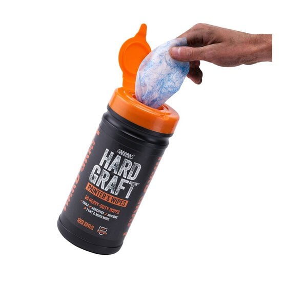 Draper Hard Graft Painter&rsquo;s Wipes 80 Pack image number 2