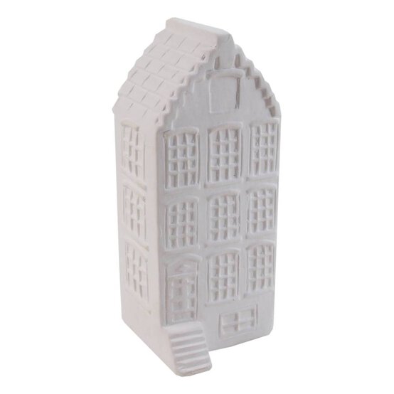 Unglazed Ceramic Town House 17cm image number 1