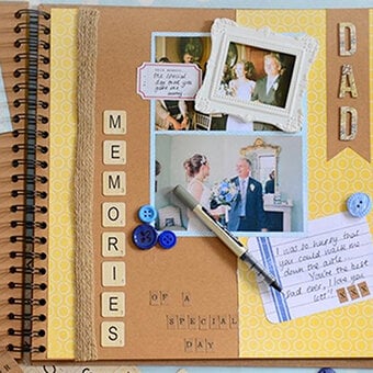 How to Make a Father's Day Scrapbook Page