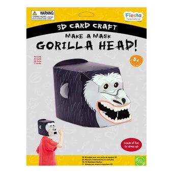 Make a 3D Gorilla Head Mask Kit