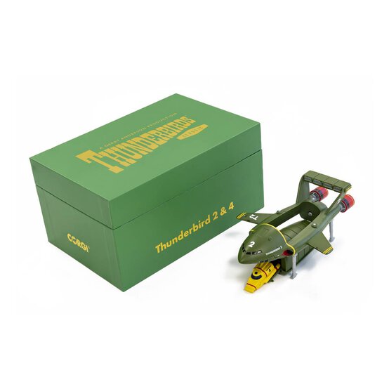 Corgi Thunderbird 2 and 4 Diecast Model Set image number 1