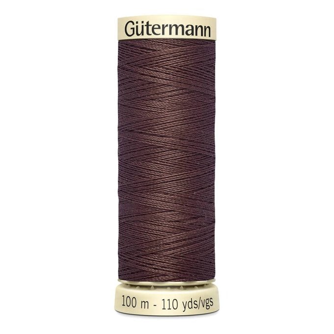 Gutermann Brown Sew All Thread 100m (446) image number 1