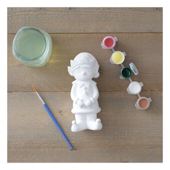 Paint Your Own Plaster Elf Decoration Kit