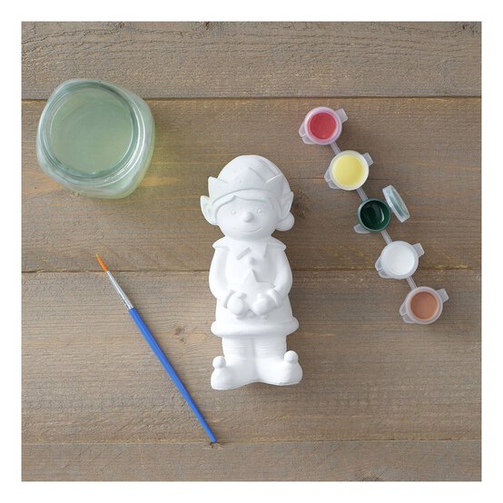 Paint Your Own Plaster Elf Decoration Kit image number 2