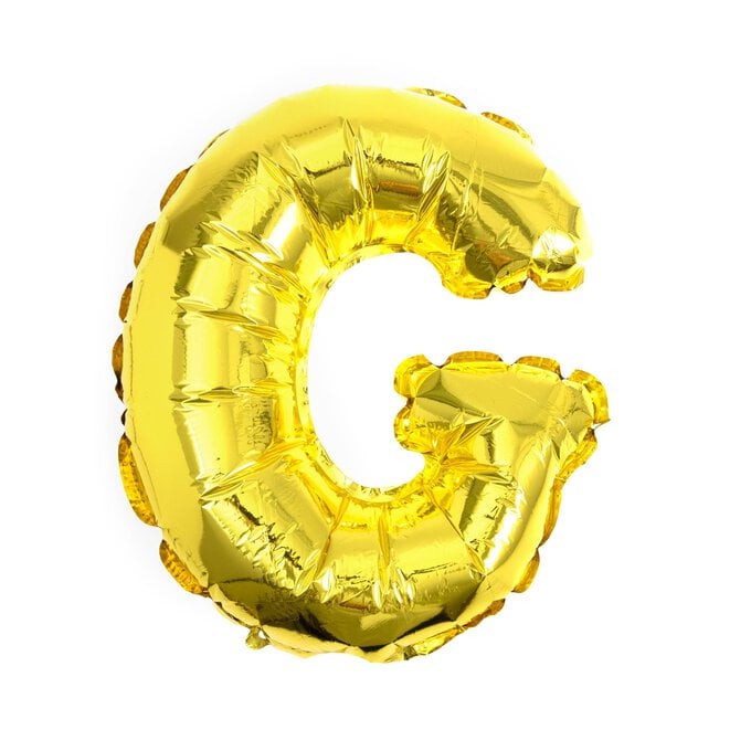 Gold Foil Letter G Balloon image number 1