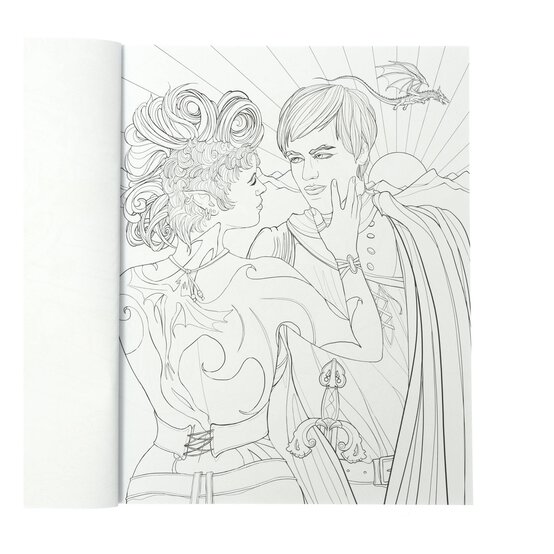 Magical Love A Romantasy Colouring Book image number 4