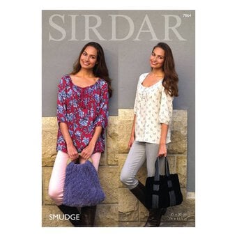 Sirdar Smudge Women's Knitted Bags Digital Pattern 7864
