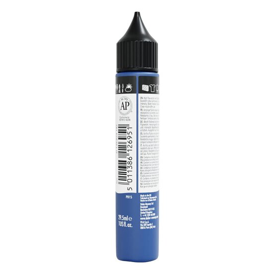 Daler-Rowney System3 Phthalo Blue Fluid Acrylic 29.5ml (142) image number 2