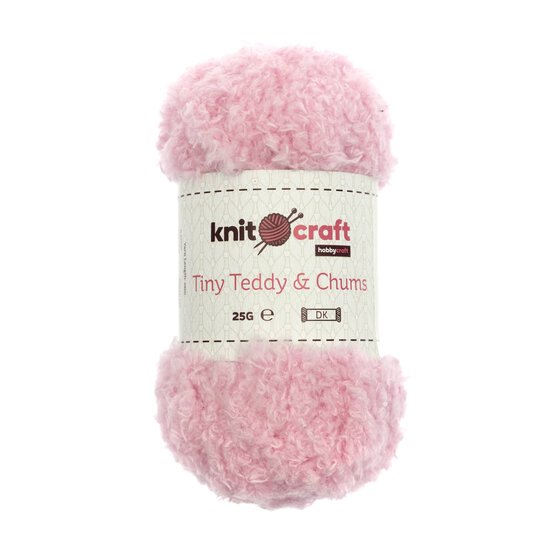 Knitcraft Pale Pink Tiny Teddy & Chums 25g image number 1