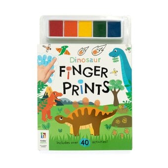 Dinosaur Finger Print Art Activity Book