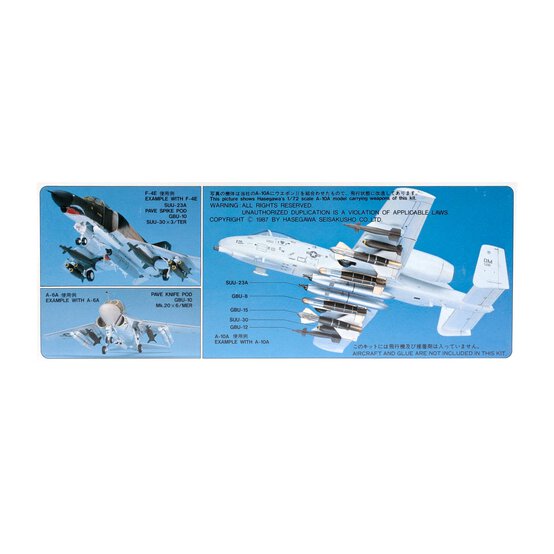 Hasegawa US Aircraft Weapon Set II 1:72 image number 2