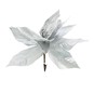 Silver Poinsettia Clip 24cm image number 1