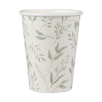 Ginger Ray Botanical Paper Cups 8 Pack