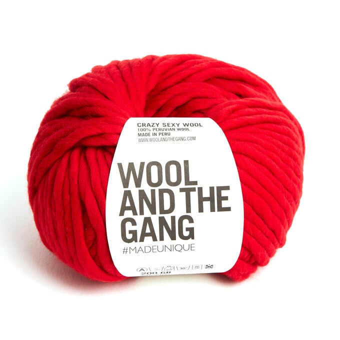 Wool and the Gang Lipstick Red Crazy Sexy Wool 200g image number 1