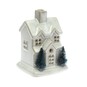 Glazed LED House with Trees 11cm image number 2