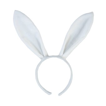 Canvas Bunny Ears Headband