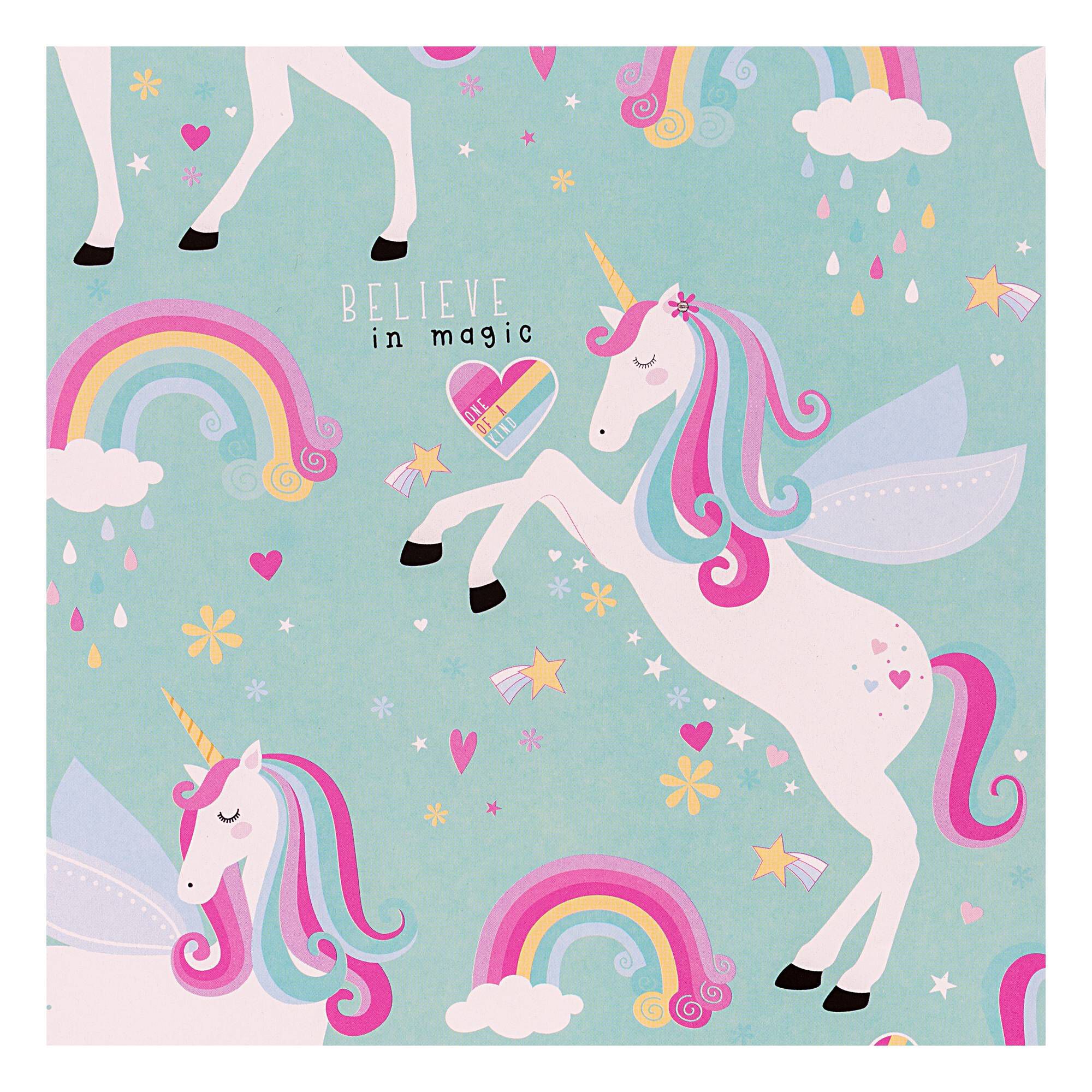 Unicorn Gift Wrap Set Hobbycraft