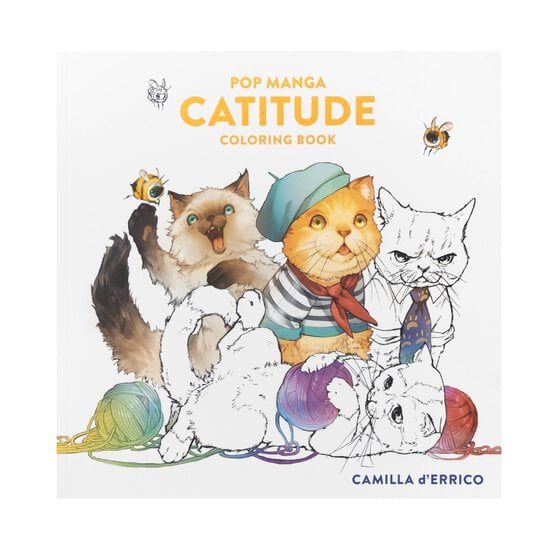 Pop Manga Catitude Colouring Book image number 1