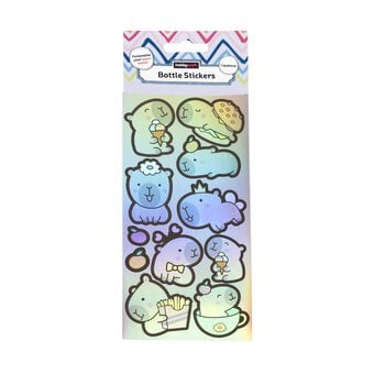 Capybara Bottle Stickers