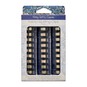 Blue Woodblock Floral Fabric Quilting Clips 30 Pack image number 1