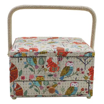 Forest Friends Large Sewing Box