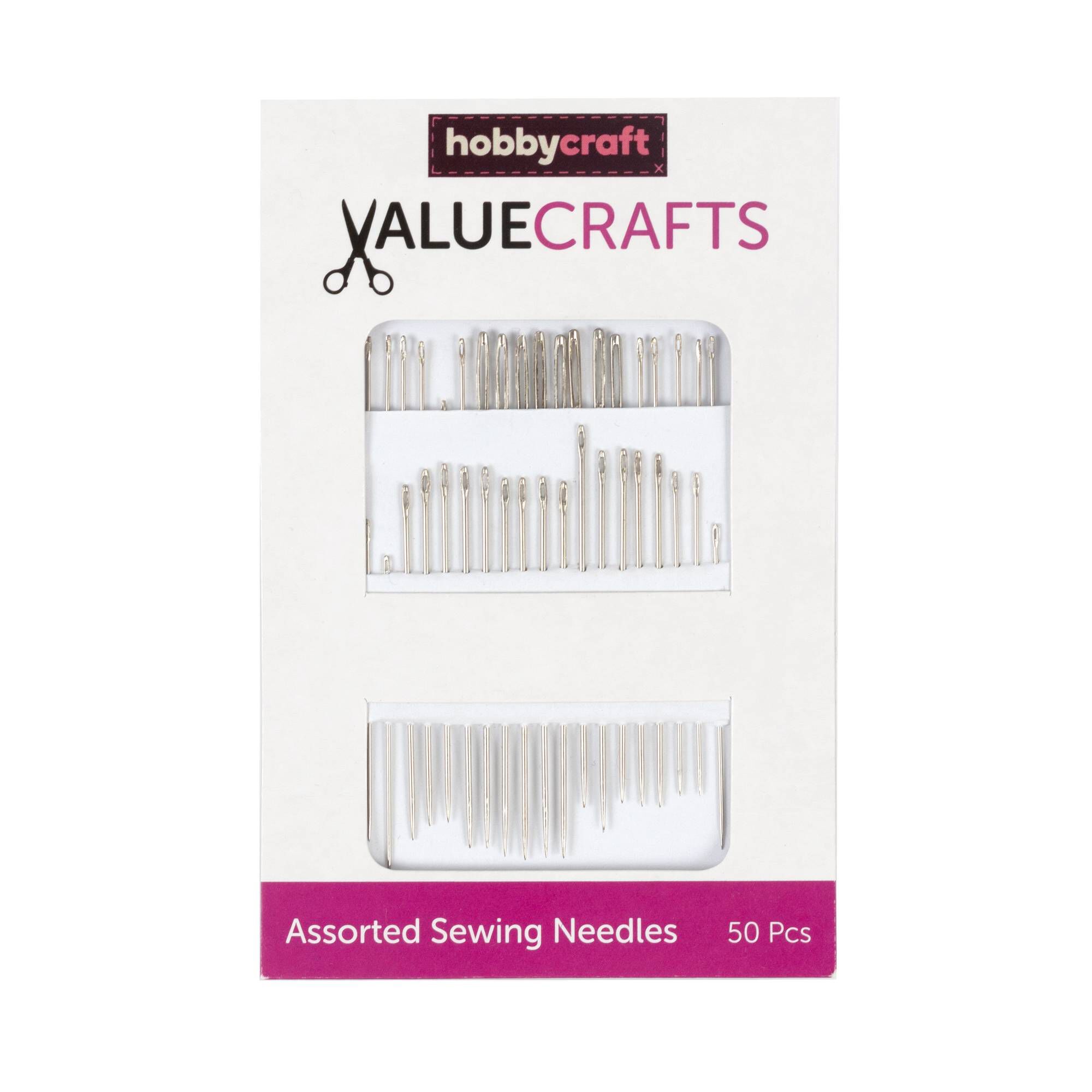 Valuecrafts Sewing Needles 50 Pack Hobbycraft