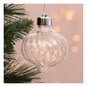 Hanging Plastic Fillable Bauble 8cm image number 1