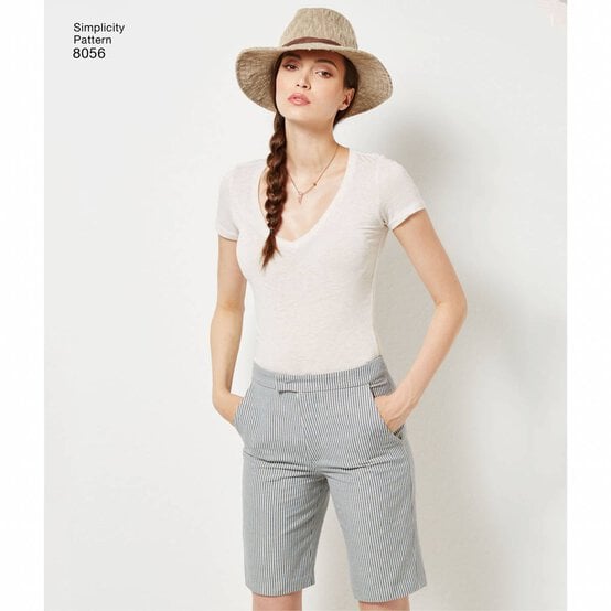 Simplicity Amazing Fit Trousers Sewing Pattern 8056 (20-28) image number 6