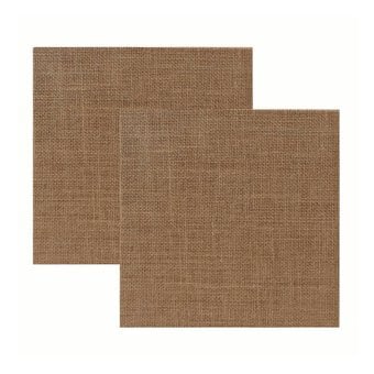 Hessian Panel 8 x 8 Inches 2 Pack