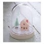 Glass Cloche with Wooden Base 10cm x 13.5cm image number 4