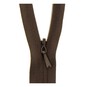 Milward Dark Brown Nylon Closed-End Concealed Zip 40cm image number 1