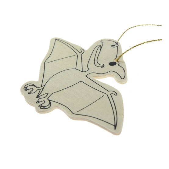 Decorate Your Own Hanging Wooden Dinosaurs 2 Pack image number 2