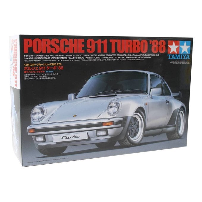 Tamiya 1988 Porsche 911 Turbo Model Kit 1:24 image number 1