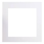 Iced White Single Square Aperture Mount 16 x 16 Inches image number 1