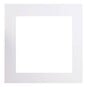 Iced White Single Square Aperture Mount 16 x 16 Inches image number 1