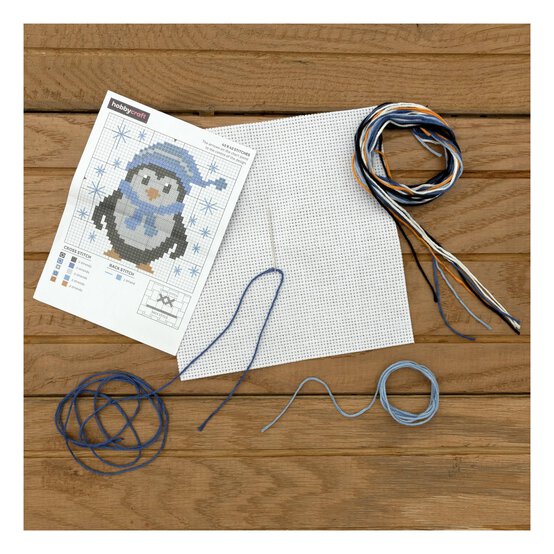 Penguin Mini Cross Stitch Kit  image number 3