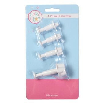 Cake Star Blossom Plunger Cutters 4 Pack