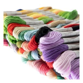 Assorted Embroidery Floss 8m 100 Pack image number 3