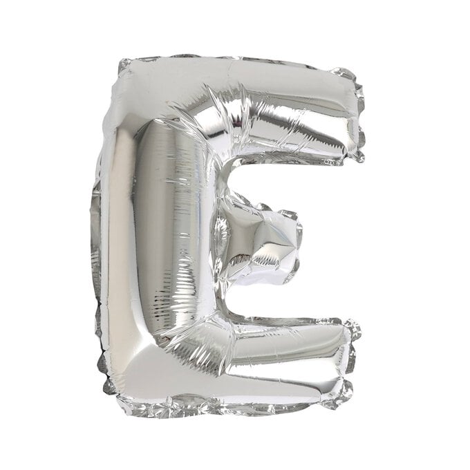 Silver Foil Letter E Balloon image number 1