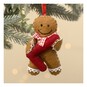 Hanging Gingerbread Felt Letter L Decoration image number 1