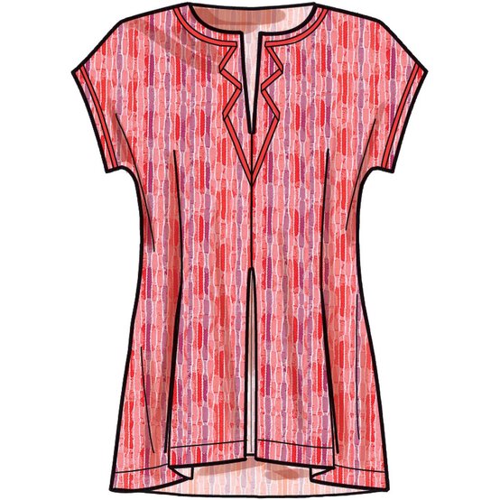 New Look Women's Top Sewing Pattern N6672 image number 4